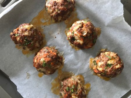 healthy baked meatballs