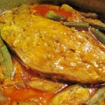 curry fish with okra