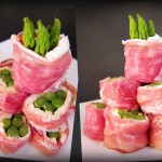 asparagus, brie & prosciutto rolls